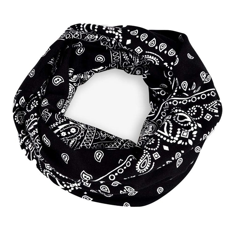 Qunson Women's Printed Baggy Slouchy Beanie Chemo Hat Cap Pack of 2 - Image 4