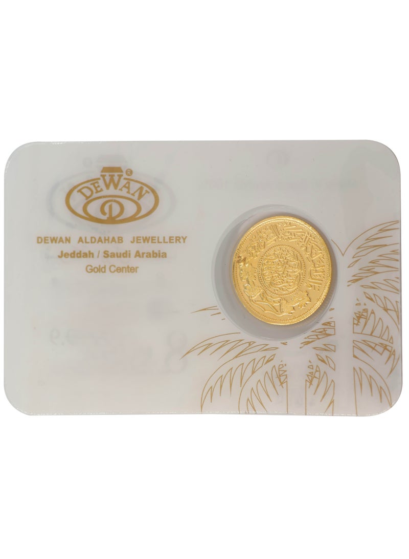 ديوان جنيه ذهب سعودي عيار 24 وزن 4 غرام - Image 2
