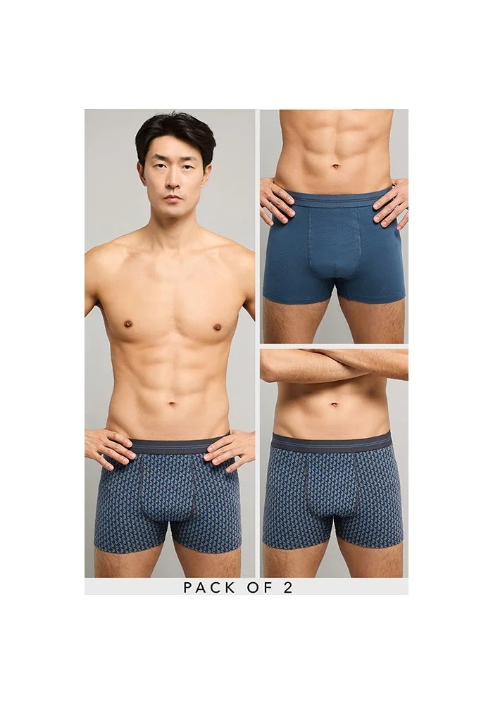 R&b 2 Pack Printed Trunks