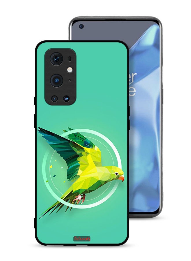 Tolwak OnePlus 9 Pro 5G Protective Case Cover Parrot Abstract Art - Image 1