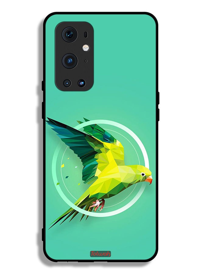Tolwak OnePlus 9 Pro 5G Protective Case Cover Parrot Abstract Art - Image 2