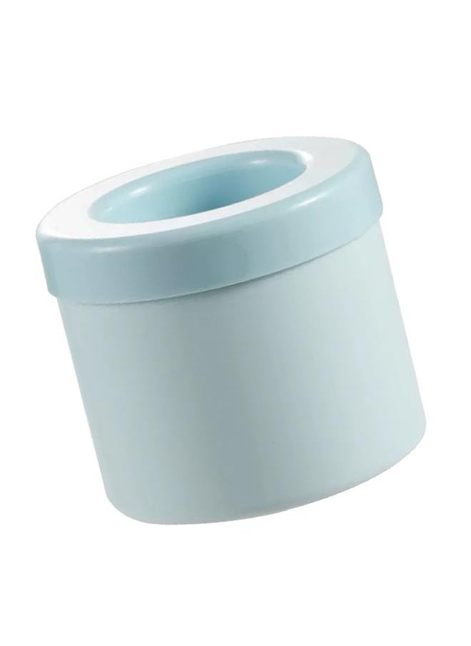 Thoraya - Ice Cube Mold Ice Trays with Lid Large Silicone Ice Bucket Ice Cube Maker Round for Frozen Cocktail Beverages More Sky Blue - Image 1