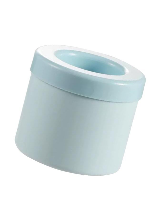Thoraya - Ice Cube Mold Ice Trays with Lid Large Silicone Ice Bucket Ice Cube Maker Round for Frozen Cocktail Beverages More Sky Blue - Image 1