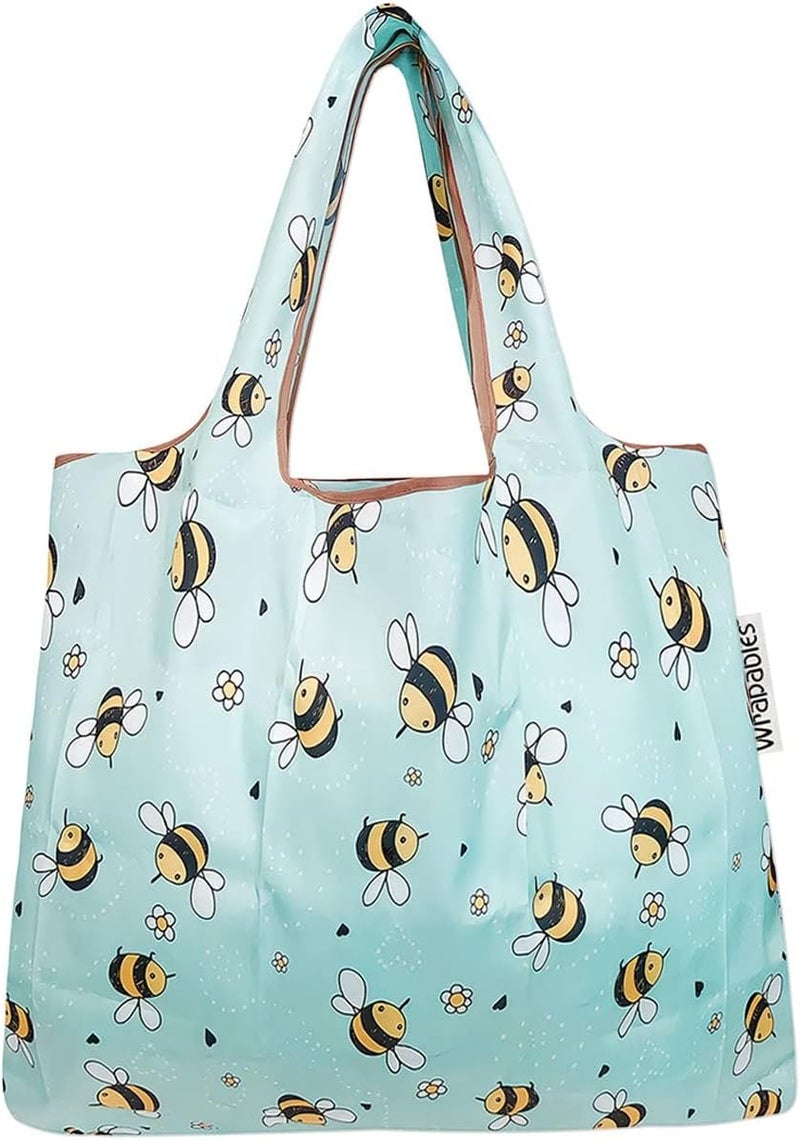 allydrew Foldable Tote Nylon Reusable Grocery Bag (Set of 2) - Image 2
