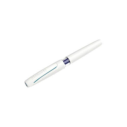 Pelikan ILO Fountain Pen for Right-Handed and Left-Handed Users, White, Cartridge Fountain Pen with Extra Light Weight, Nib M - Image 2
