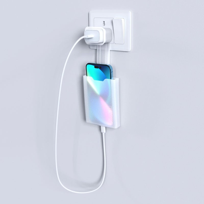 Jinka iPhone Holder/Stand for Holding Your iPhone While Charging, Suitable for All iPhones only. Made of Virgin Silicone Rubber. Semitransparent Color and Silky Soft Surface Finish. - Image 4