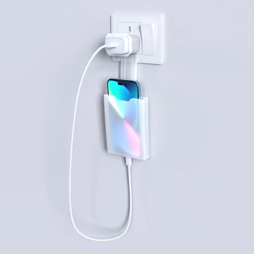 Jinka iPhone Holder/Stand for Holding Your iPhone While Charging, Suitable for All iPhones only. Made of Virgin Silicone Rubber. Semitransparent Color and Silky Soft Surface Finish. - Image 1
