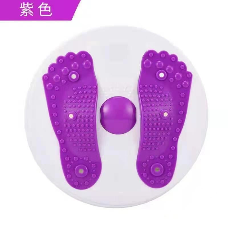 Generic Waist Twister Home Fitness Waist Twister Machine Abdominal Massage Turntable Magnetic Sports Equipment Indoor Fitness Indoor Fitness Purple boxed 