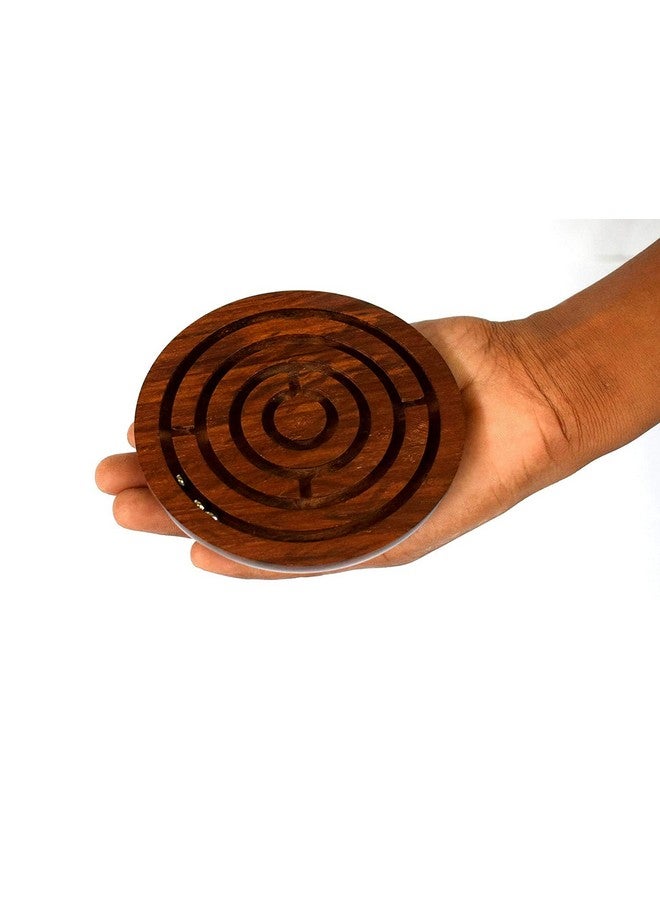 بيور سورس انديا لعبة الألغاز الخشبية من Pure Source India مقاس 4 بوصات. - Image 3