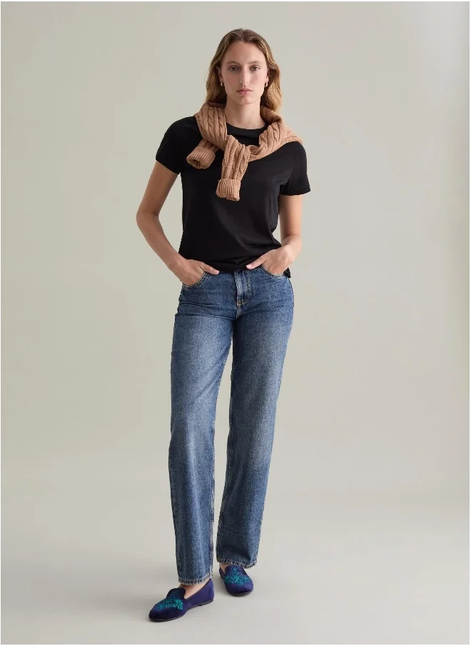 او في اس Supima cotton T-shirt
