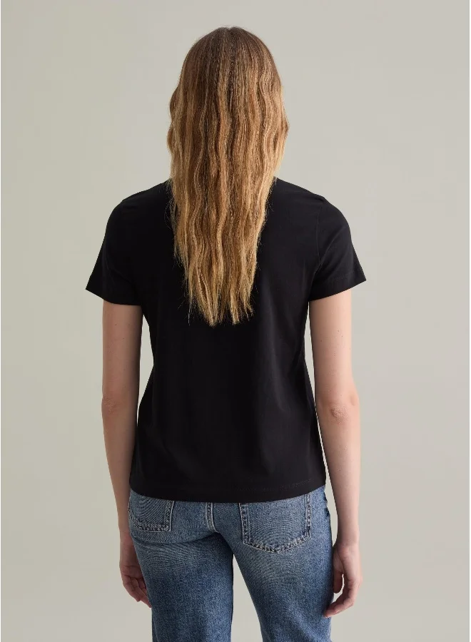 او في اس Supima cotton T-shirt