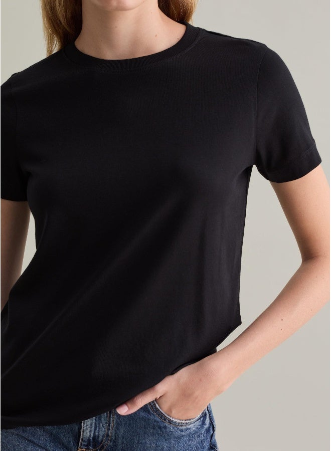 او في اس Supima cotton T-shirt - Image 4