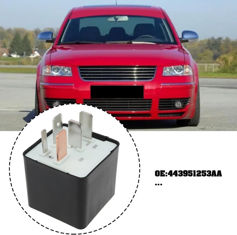 أوتوتك OTOTEC سيارة 5Pin قوة التتابع 12V 443951253AA متوافق مع VW متوافق مع SKODA متوافق مع AUDI متوافق مع PASSAT - Image 2
