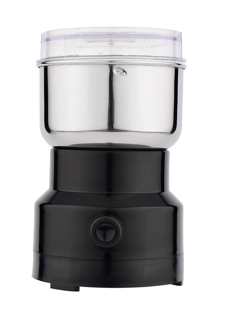 DubaiGallery مطحنة حبوب القهوة الكهربائية متعددة الأغراض من الفولاذ المقاوم للصدأ لطحن البذور والتوابل والأعشاب والمكسرات - Image 1