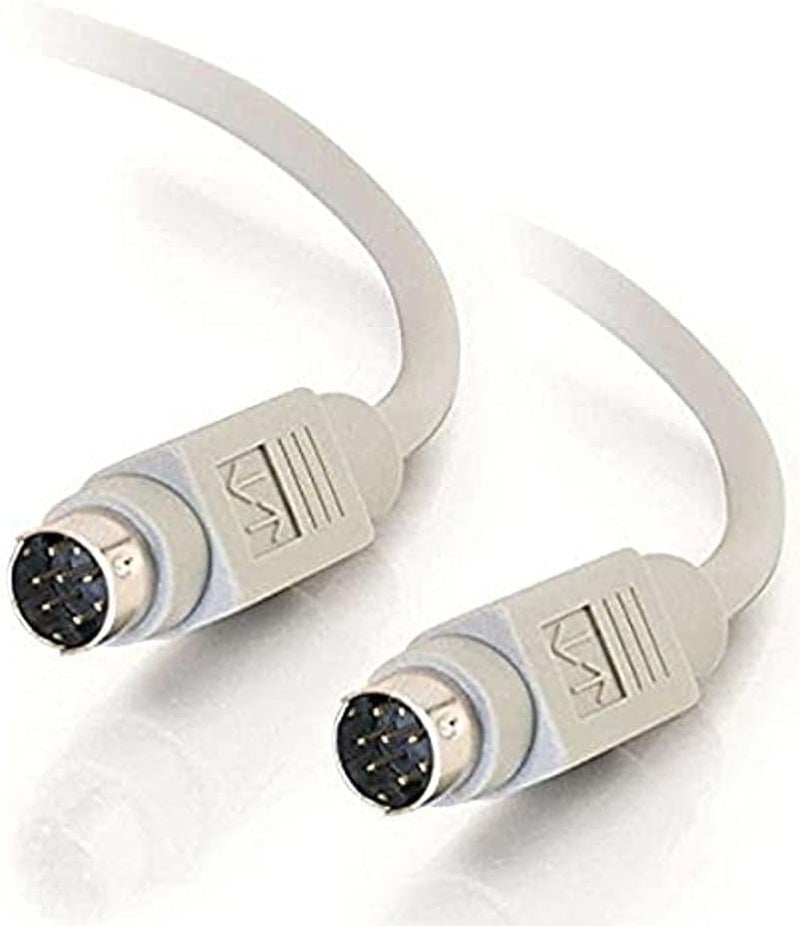 C2G 10ft (3m) 8-pin Mini Din M/M Serial RS232 Cable - Image 1