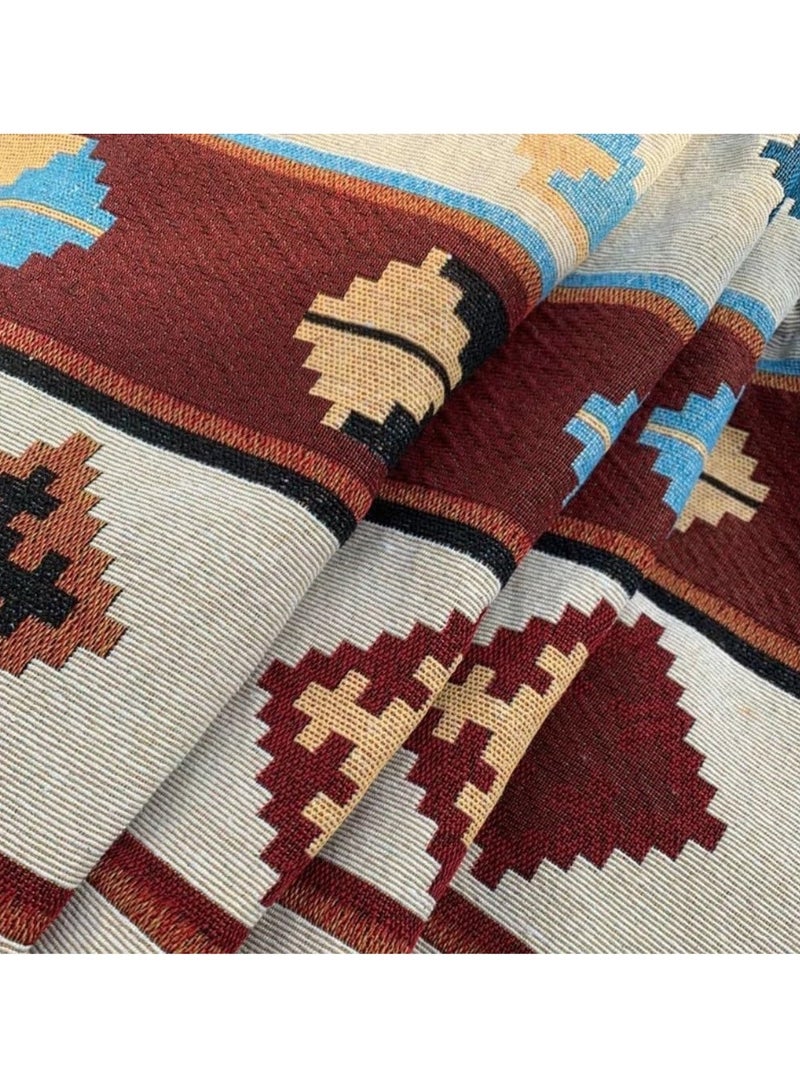 general Hammock Outdoor Jacquard Retro Geometric Nordic Canvas Double Plus Size Hammock Outdoor Indoor Camping Portable Hammocks - Image 4