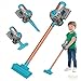 Essovee Kids Vacuum Toy That Really Works 3 in 1 Toddler Vacuum Cleaner with Realistic Suction Role Play STEM Educational for Girl Boy 3 4 Year Old Blue - Image 2