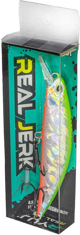 Ryuji Real Jerk Sinking 95MM 16GR Model Feed Zebra Glow-Standard