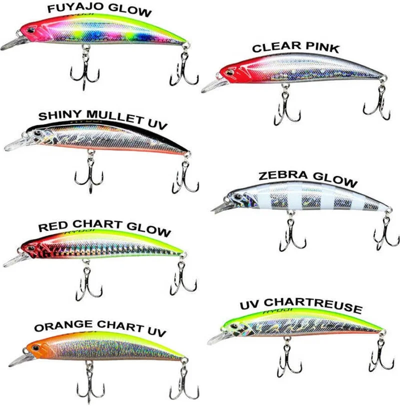 Ryuji Real Jerk Sinking 95MM 16GR Model Feed Zebra Glow-Standard