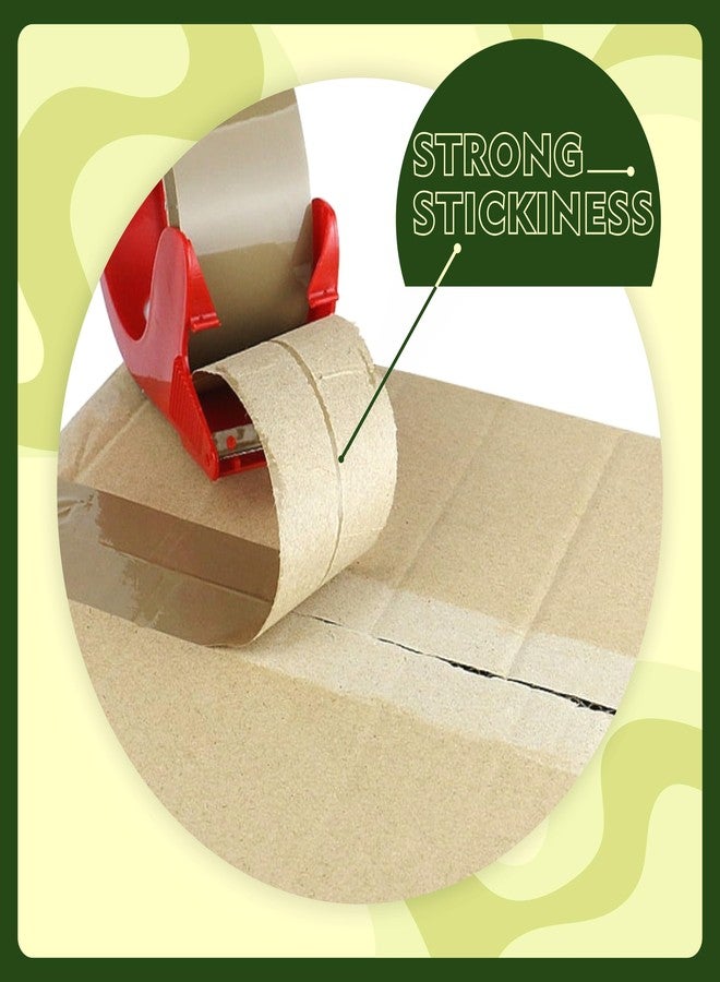 YAJNAS 72mm x 100 Meters, 3 inch, Pack of 2, Brown BOPP Self-Adhesive High-Strength Packing Tape Rolls | E-commerce Packaging for Home, Office & Box - Image 3