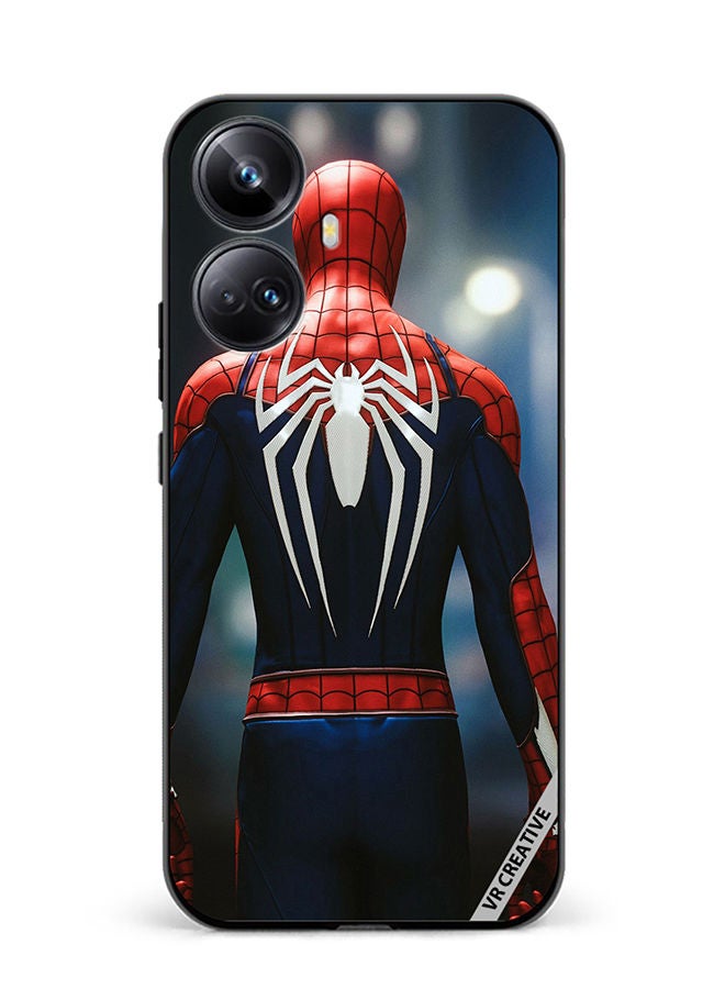 VR CREATIVE Protective Case Cover For Realme 10 Pro Plus Spiderman Back Design Multicolour - Image 1