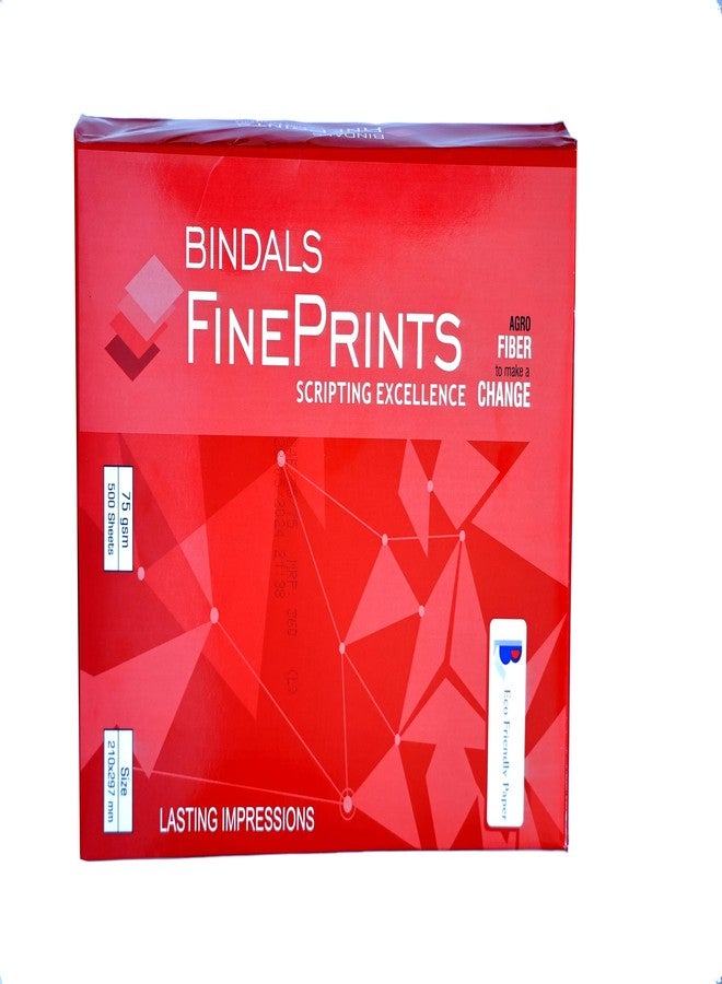 BINDALS White Copier Paper | A4 Size | 75 GSM | 1 Ream & 500 Sheets per ream | Bright Plain Printing Paper | Fine Quality & Eco-friendly - Image 5