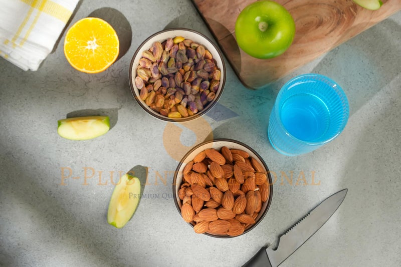 P-PLUS INTERNATIONAL Hand Painted Ceramic Rice Bowls Set | Ideal for Soup, Salad, Breakfast, Oatmeal, Ice Cream | 200 ML 10 CM | Microwave, Dishwasher Safe | White Bowl Gift Set (White, 2 Pc) - Image 5