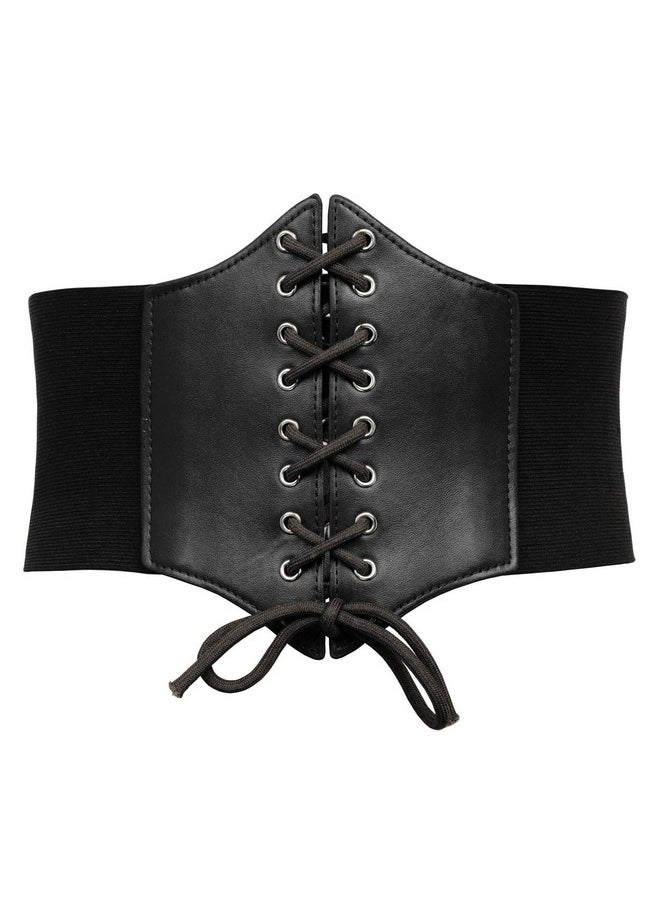 Women Elastic Wide Band Tied Corset Waist Cincher Belt(Xl,Black+White 499) - pzsku/Z8CD037DFD8C01C3A5E0EZ/45/_/1735566660/fed18d11-5aa8-4222-882f-e7c09a043208