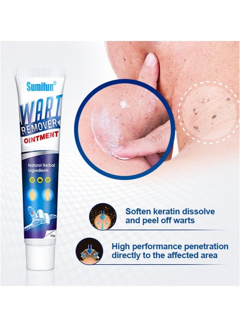 سوميفون مرهم لإزالة الثآليل، ميستاحا 20 جرام - مكونات طبيعية لعلاج الثآليل بشكل آمن، حب الشباب، الشامات، وتقليل الندوب - Image 3