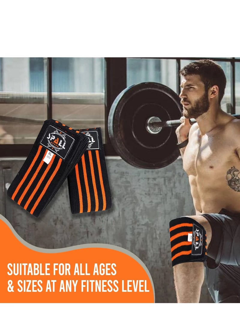 Spall Fitness Knee Wraps Compression Elasticity Weightlifting Squat Fitness For Gym Workout Cross Training Powerlifting Men And Women - Image 3