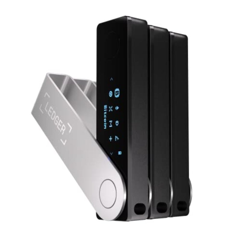 Nano X 3 Pack - توقيعات محفظة تشفير آمنة - متوافقة مع Bluetooth وiOS - حماية ما تملكه بسهولة - نسخ احتياطية كلاسيكية لمزيد من الحرية - Image 1