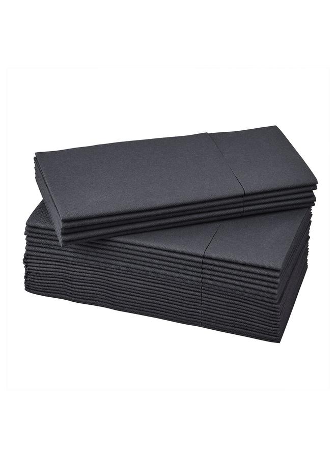 erorex Paper napkin, black, 38x38 cm - Image 1