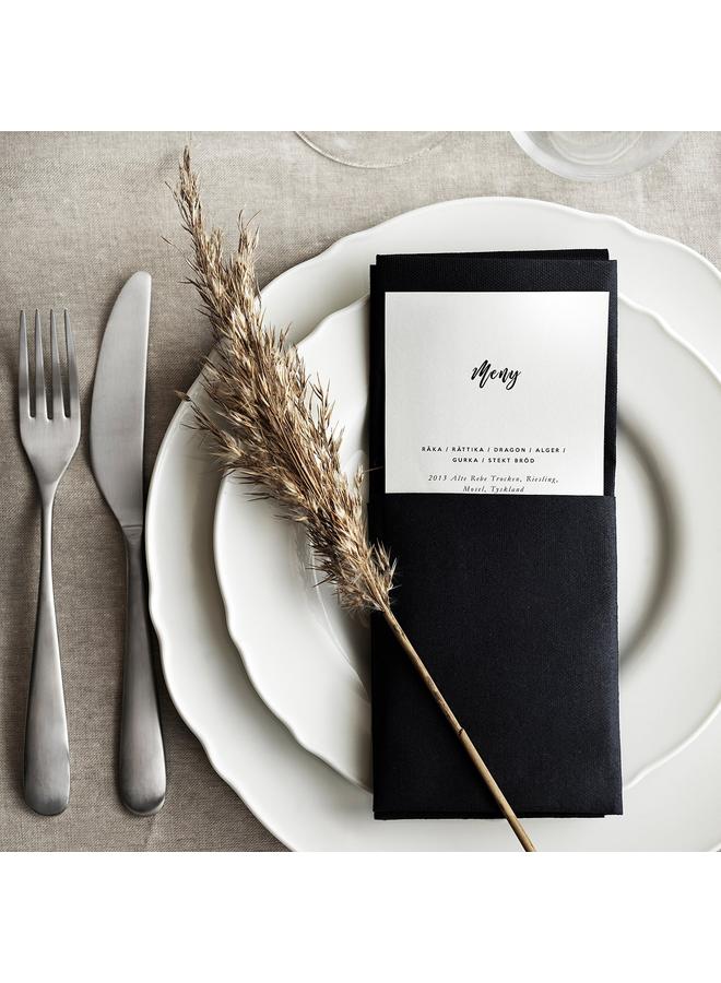 erorex Paper napkin, black, 38x38 cm - Image 3