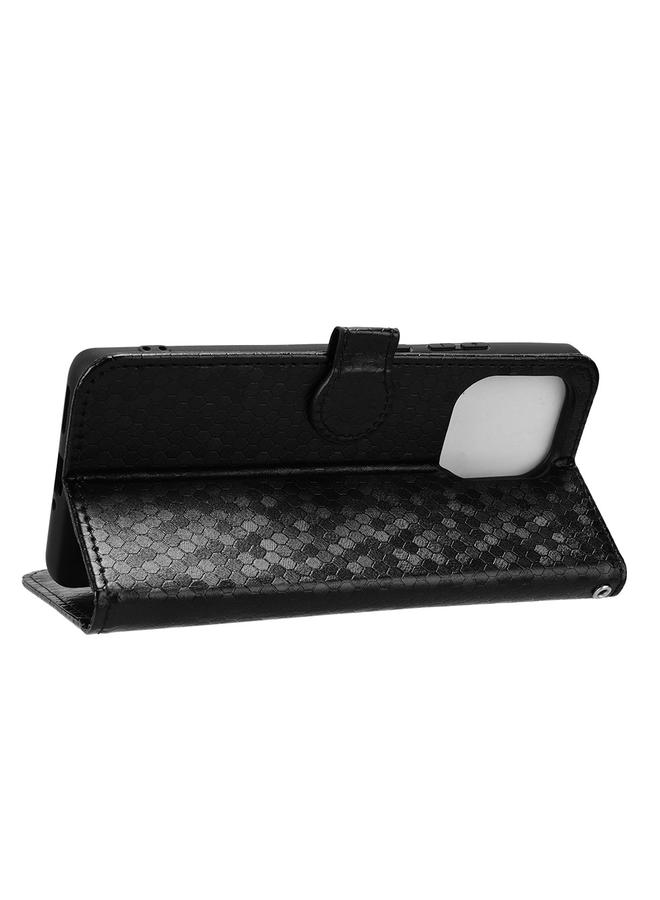 S-TOP Case For Motorola Edge 50 Pro Honeycomb Dot Texture Leather Phone Case - Image 5