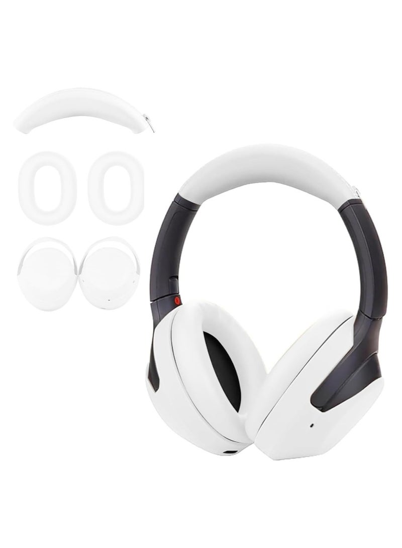 عام أغطية واقية مضادة للعرق لسماعات Sony WH-1000XM4 - وسادات أذن قابلة للغسل وأغطية عصابة الرأس