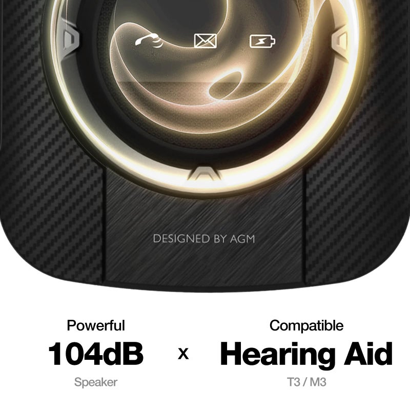 AGM هاتف AGM M8 القابل للطي المتين، هاتف خلوي أساسي 4G LTE، هواتف محمولة بسيطة، مقاوم للماء/مضاد للسقوط، مفتاح جانبي للطوارئ، اتصال سريع، مكبر صوت قوي 104 ديسيبل، لوحة مفاتيح/خطوط كبيرة، شريحتين SIM، مخصص فقط لـ T-Mobile - Image 5