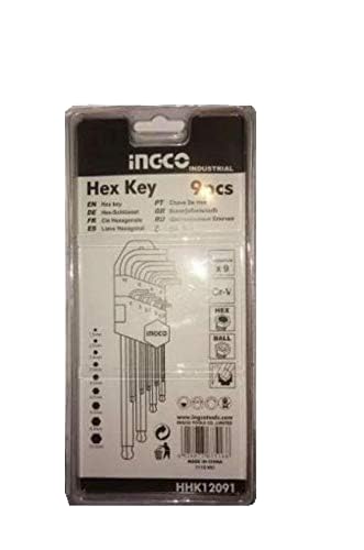 Ingco 9 Pcs Hex Key HHK11091 - Image 3