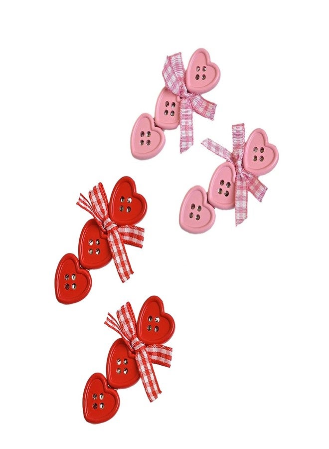 BBTDIN Sewing Button Hair Clips Plastic Buttons Hair Pin for Girls Craft Buttons Hairclips BBW11 (Set-A) - Image 5