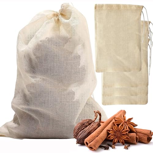 MyLifeUNIT Soup Bags Cotton Mesh Bag for Cooking 16 x 20 Set of 4 - Image 1