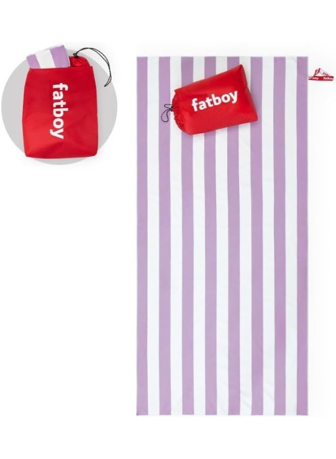 Fatboy Beach Baggy Towel with inflatable Pillow (Lilac) - Image 1
