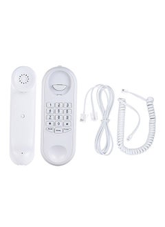 Generic Portable Corded Telephone Phone Pause/ Redial/ Flash Wall Mountable Base Handset for House Home Call Center Office Company Hotel  - Image 2