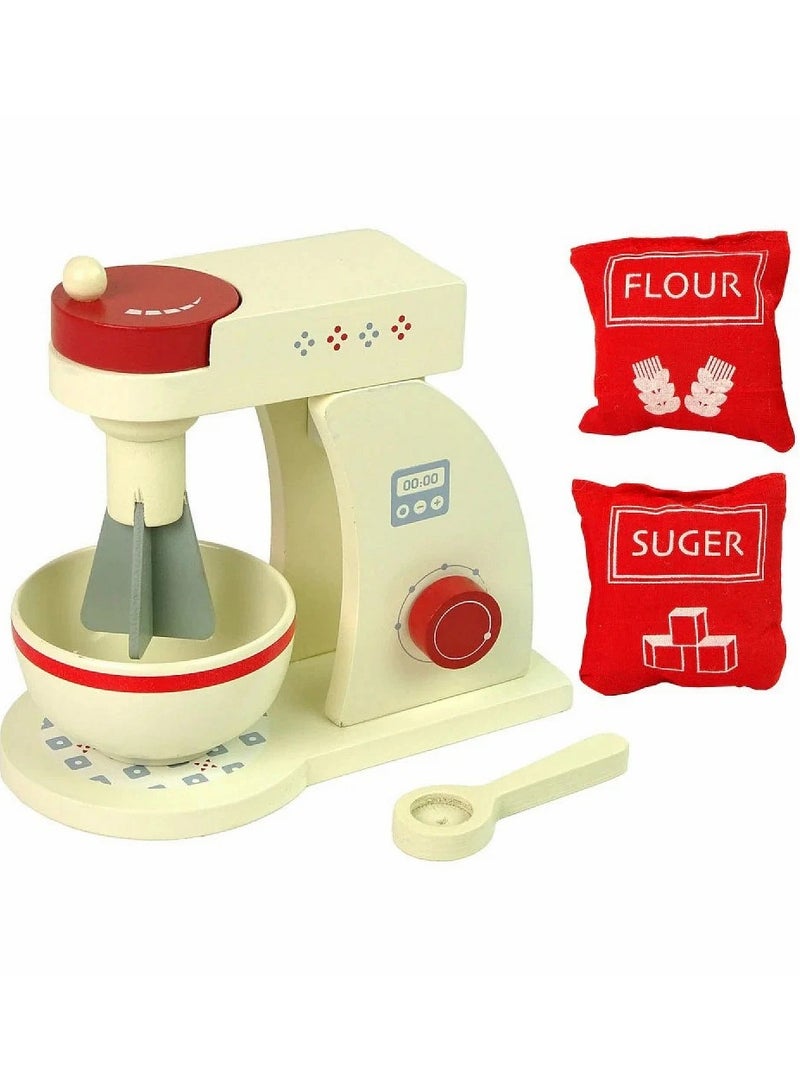 خلاط خشبي تعليمي للأطفال - لعبة مطبخ تفاعلية