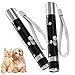 OUMSIS UMSIS Cat Toy 2 Pieces Distinctive Black Painted Metal Casing with Paw Print Design Rechargeable 7 Adjustable Patterns Interactive Chase Toy for Indoor Cats Dogs Training and Exercise - Image 3