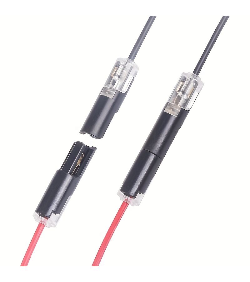 Interlocking Solderless Wire Strip Free LED Quick Connect Terminals 12Pcs Model D1-24 - Image 1