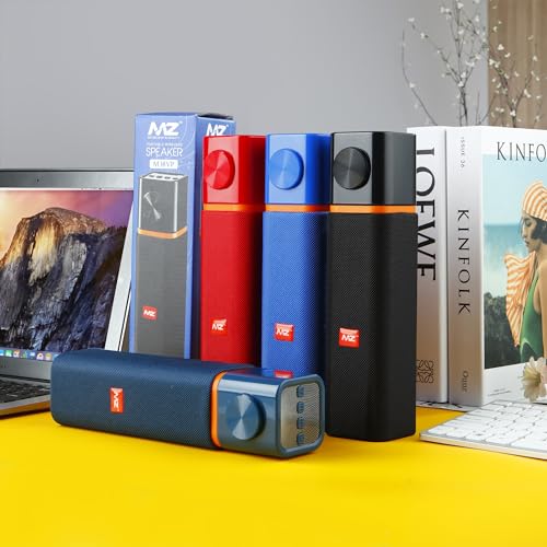 MZ M38VP Portable Bluetooth Speaker - Dark Blue | High Bass 10W Bluetooth Speaker | Experience Deep Sound | Immersive Sound Quality - Image 3