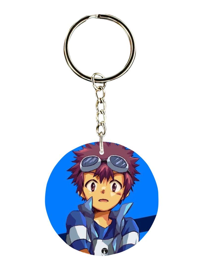 Anime Digimon Printed Keychain