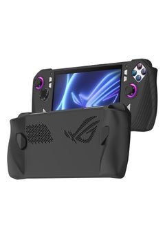 SYOSI Case Compatible with ASUS ROG Ally Z1 Extreme - FlexiSkin, Silicone Cover Soft Low Profile 360 Protection for ASUS ROG Ally Z1 Extreme, ASUS ROG Ally Z1 Extreme, Ally Z1 - Jet Black  - Image 1