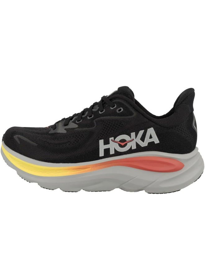 Hoka أحذية كليرتون 10 للرجال، أسود/رمادي كوني، 9 - Image 1