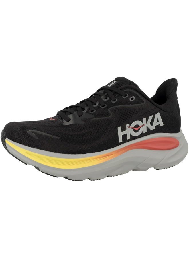 Hoka أحذية كليرتون 10 للرجال، أسود/رمادي كوني، 9 - Image 4