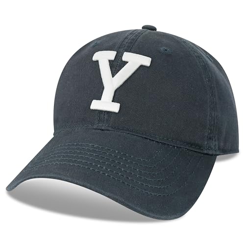 Legacy NCAA Officially Licensed Baseball Hat Yale Bulldogs Lightweight Cap for Men Women Relaxed Twill Adjustable EZA Navy One Size Fits Most Adjustable Fabric Closure - Image 1